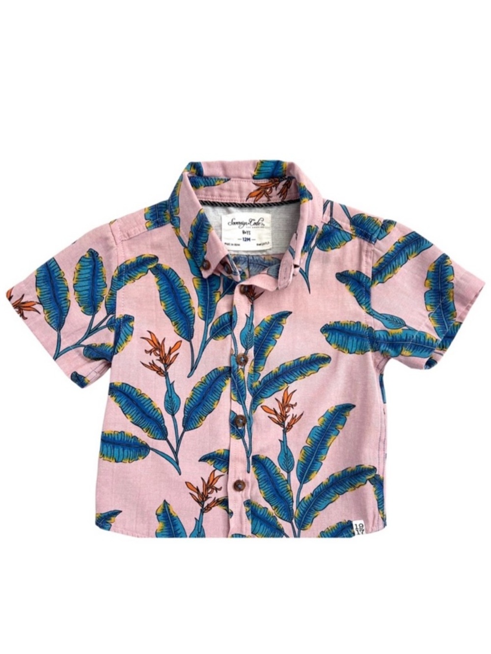 Sovereign Code  Hawaiian Button Down Shirt